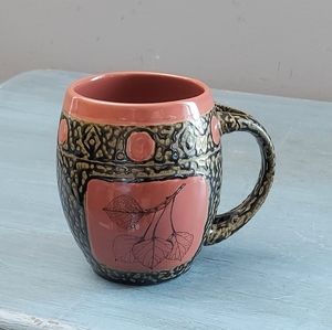 Aspen Leaf Glazed Pottery Mug Always Azul
